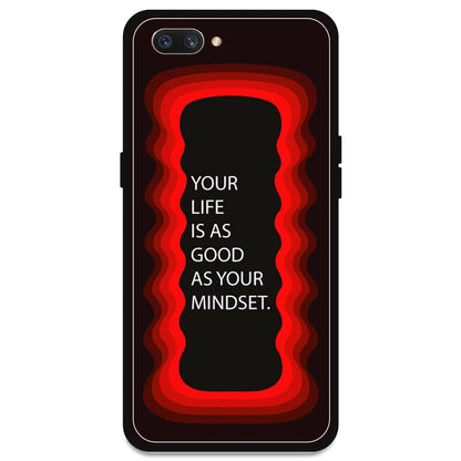 'Your Life Is As Good As Your Mindset' - Red Armor Case For Oppo Models Oppo A3s