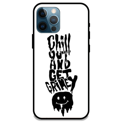 Chill Out - Glossy Metal Silicone Case For Apple iPhone Models- Apple iPhone 13 pro