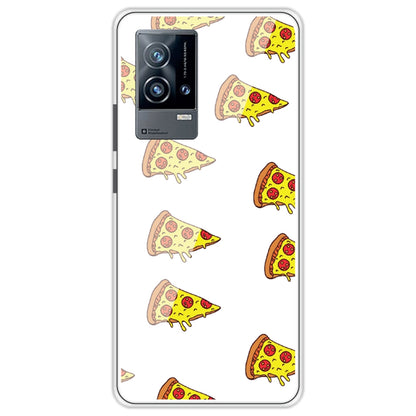 Pizza - Clear Printed Silicone Case For iQOO Models