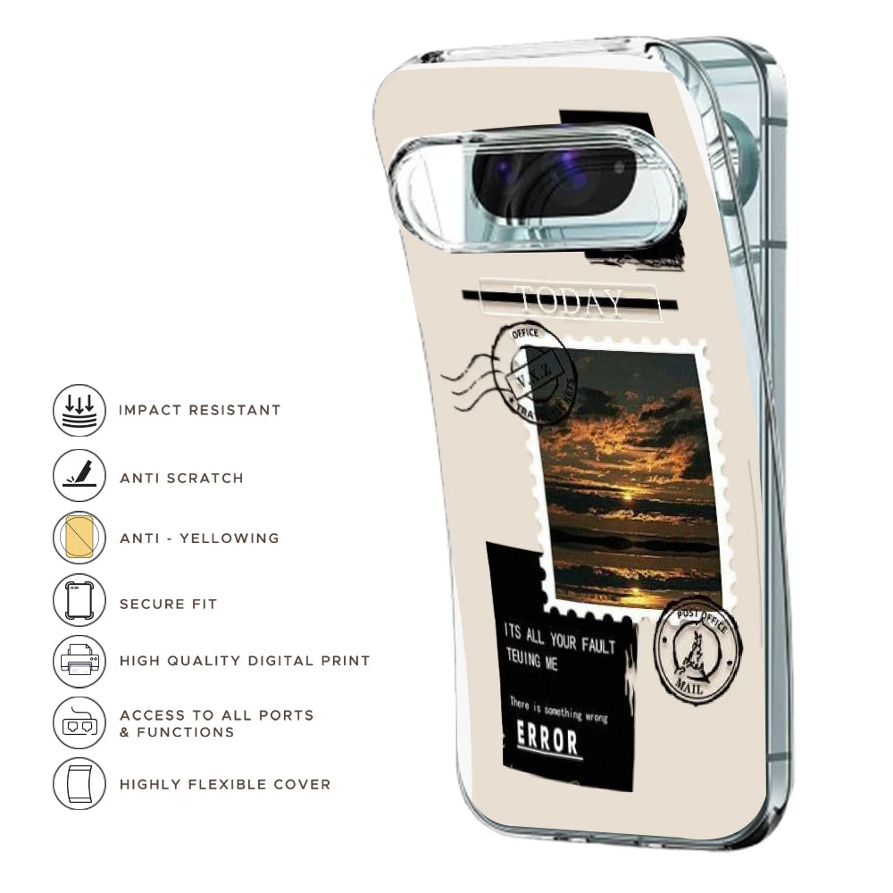 Post Card - Printed Silicone Case For Google Pixel Infographic