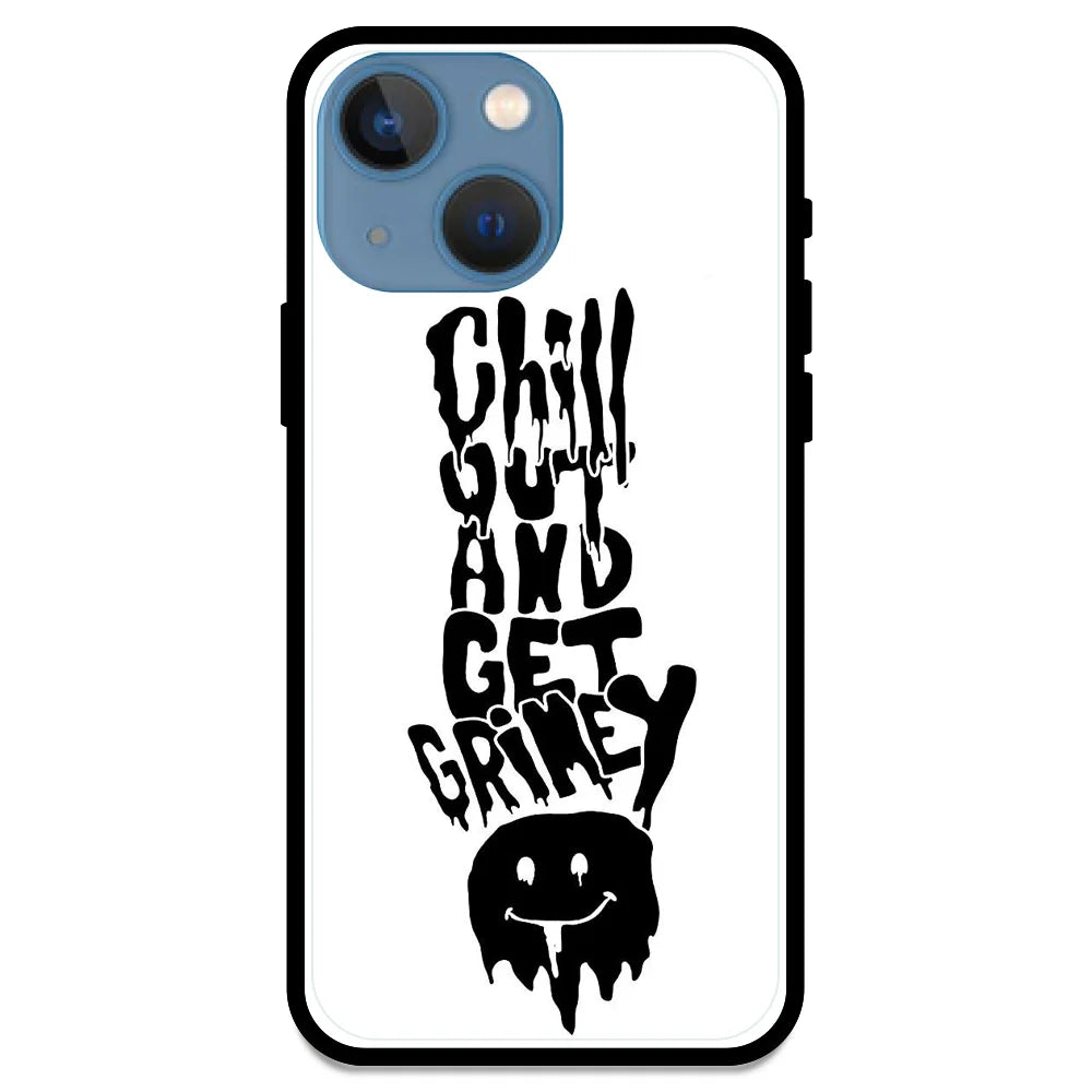 Chill Out - Glossy Metal Silicone Case For Apple iPhone Models- Apple iPhone 13 mini