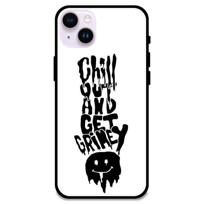 Chill Out - Glossy Metal Silicone Case For Apple iPhone Models- Apple iPhone 14 plus