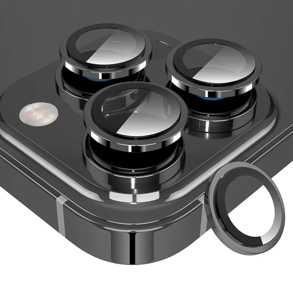 Metallic Camera Lens Protector - Black iPhone 13 pro max
