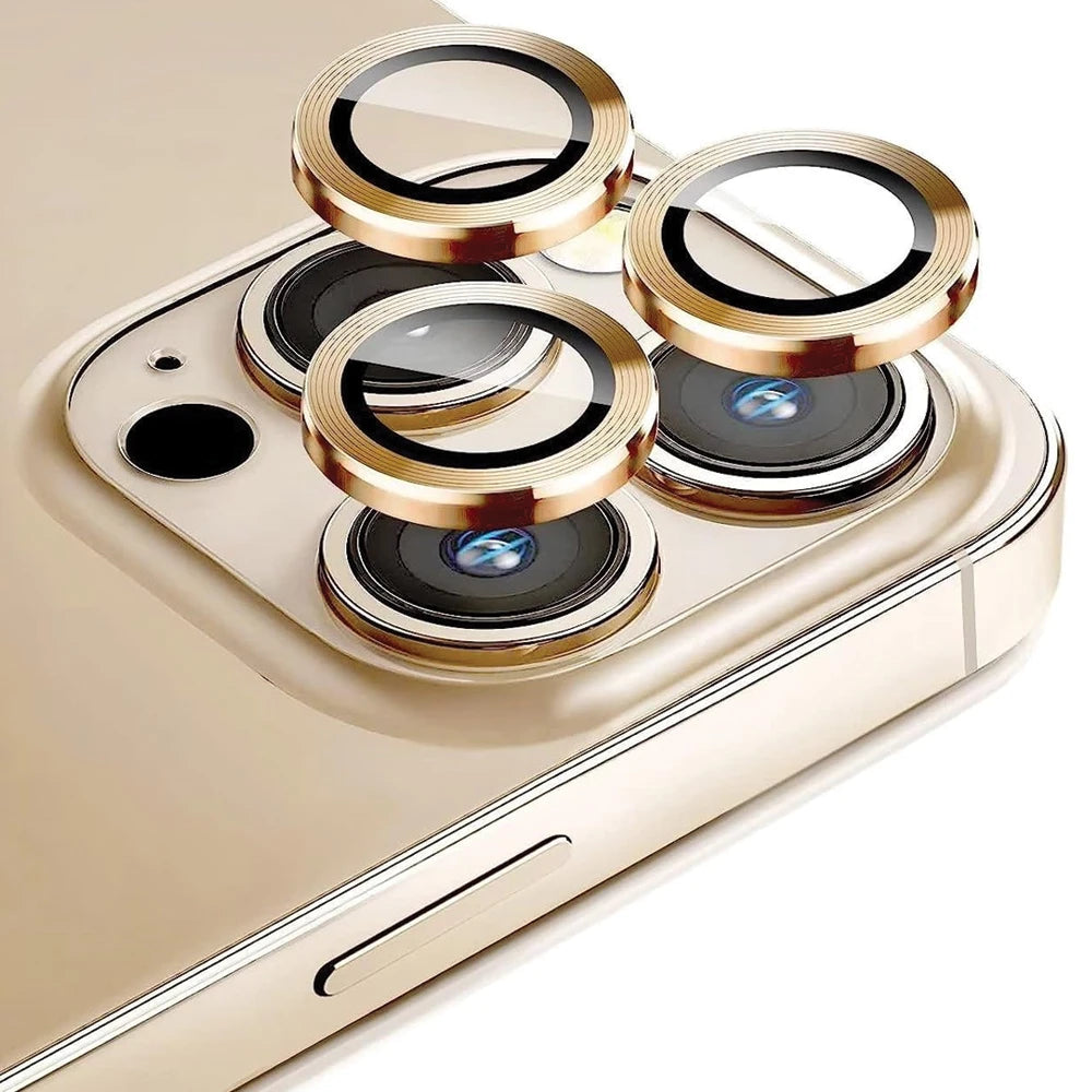 Metallic Camera Lens Protector- Gold iPhone  13 pro