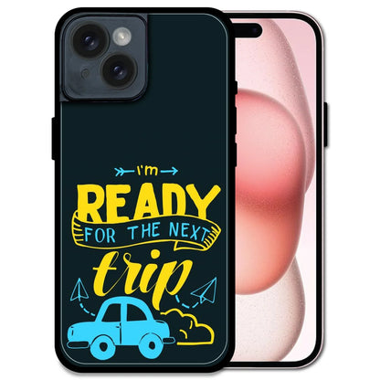 'Next Trip Vibes - Glossy Metal Silicone Case For Apple iPhone 14 Plus