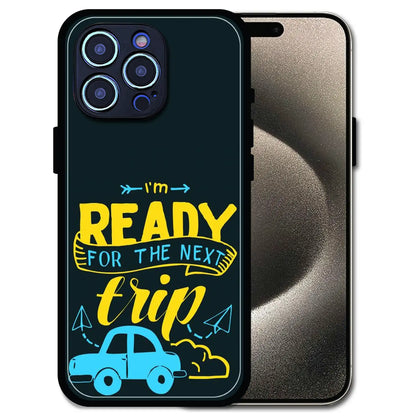 'Next Trip Vibes - Glossy Metal Silicone Case For Apple iPhone 14 Pro Max