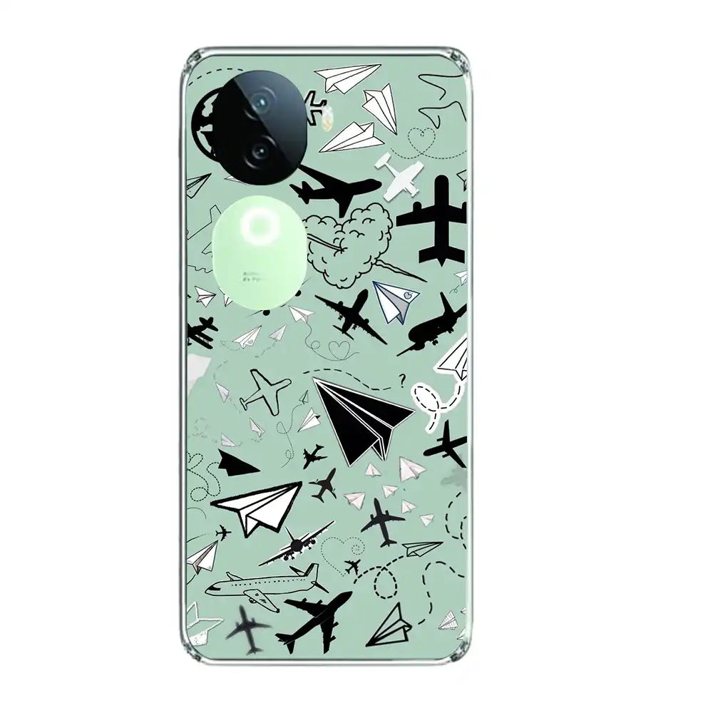 Planes - Printed Silicone Case For IQOO Infographic