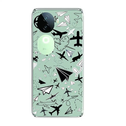 Planes - Printed Silicone Case For IQOO Infographic