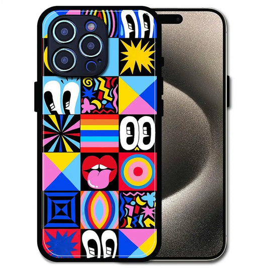 'Funky Fresh - Glossy Metal Silicone Case For Apple iPhone 14 Pro Max