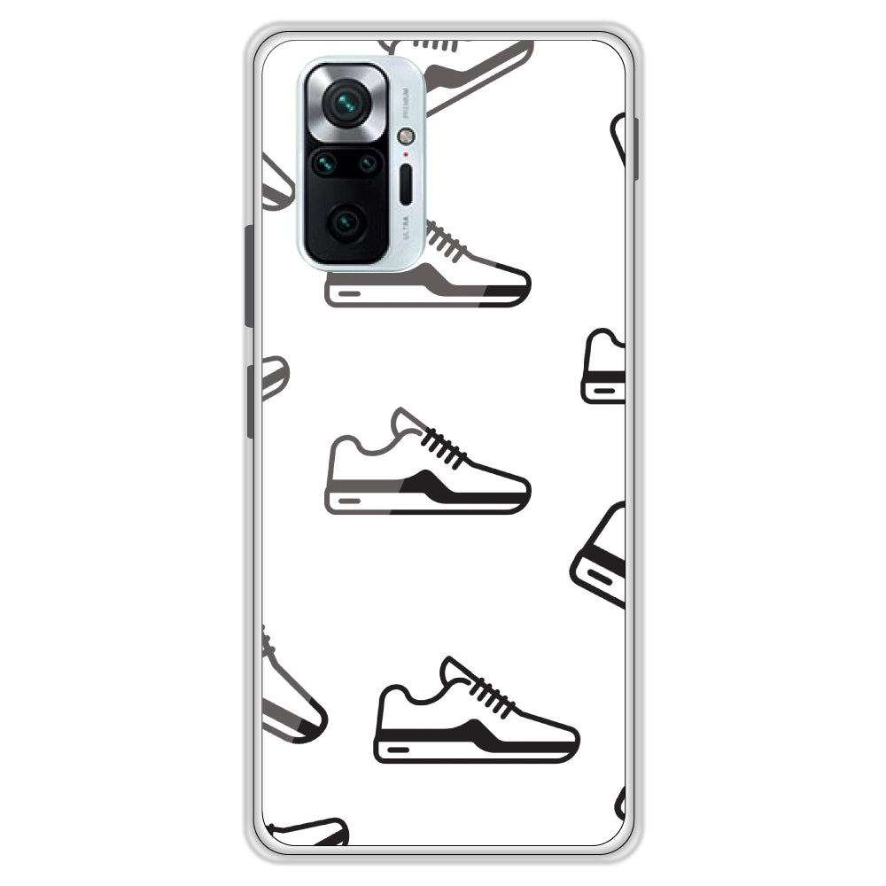 Black Shoes - Clear Printed Case For Redmi Models