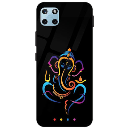 Lord Ganpati - Glass Case For Realme Models