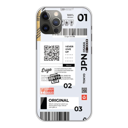 Barcode Labels - Silicone Case For Apple iPhone Models apple iphone 12 pro