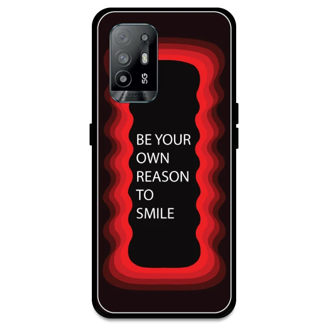 'Be Your Own Reason To Smile' - Red Armor Case For Oppo Models Oppo A94 5G