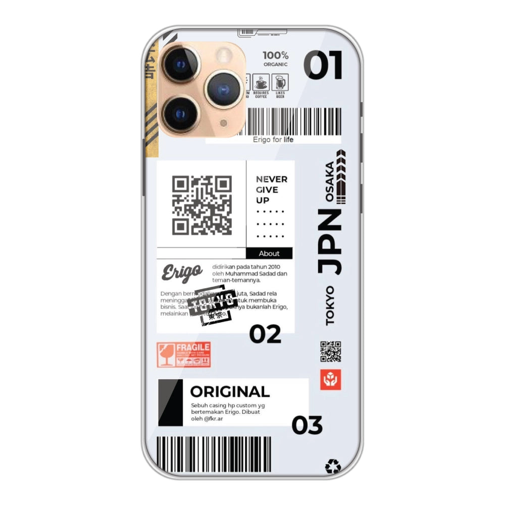 Barcode Labels - Silicone Case For Apple iPhone Models apple iphone 11 pro max