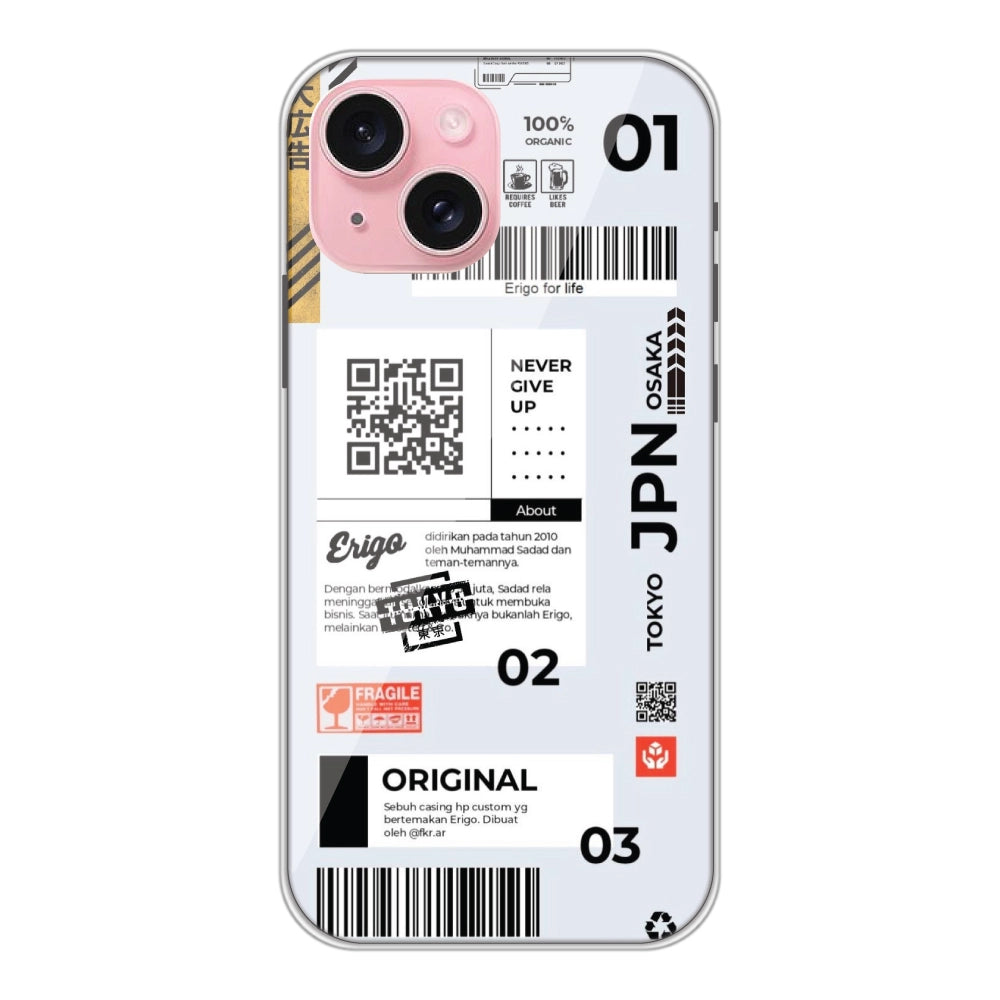 Barcode Labels - Silicone Case For Apple iPhone Models apple iphone 15 plus