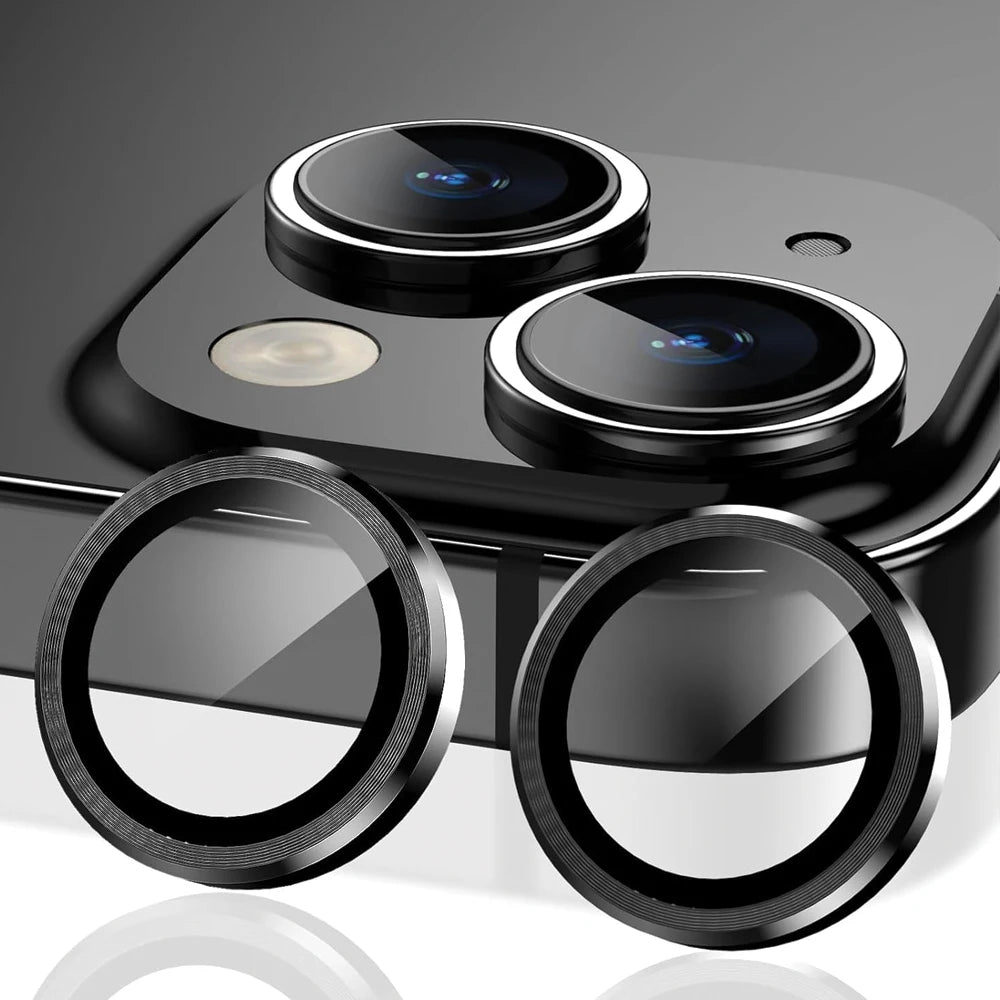 Metallic Camera Lens Protector - Black iPhone 14 plus