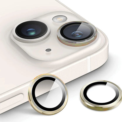 Metallic Camera Lens Protector- Gold iPhone  14 plus