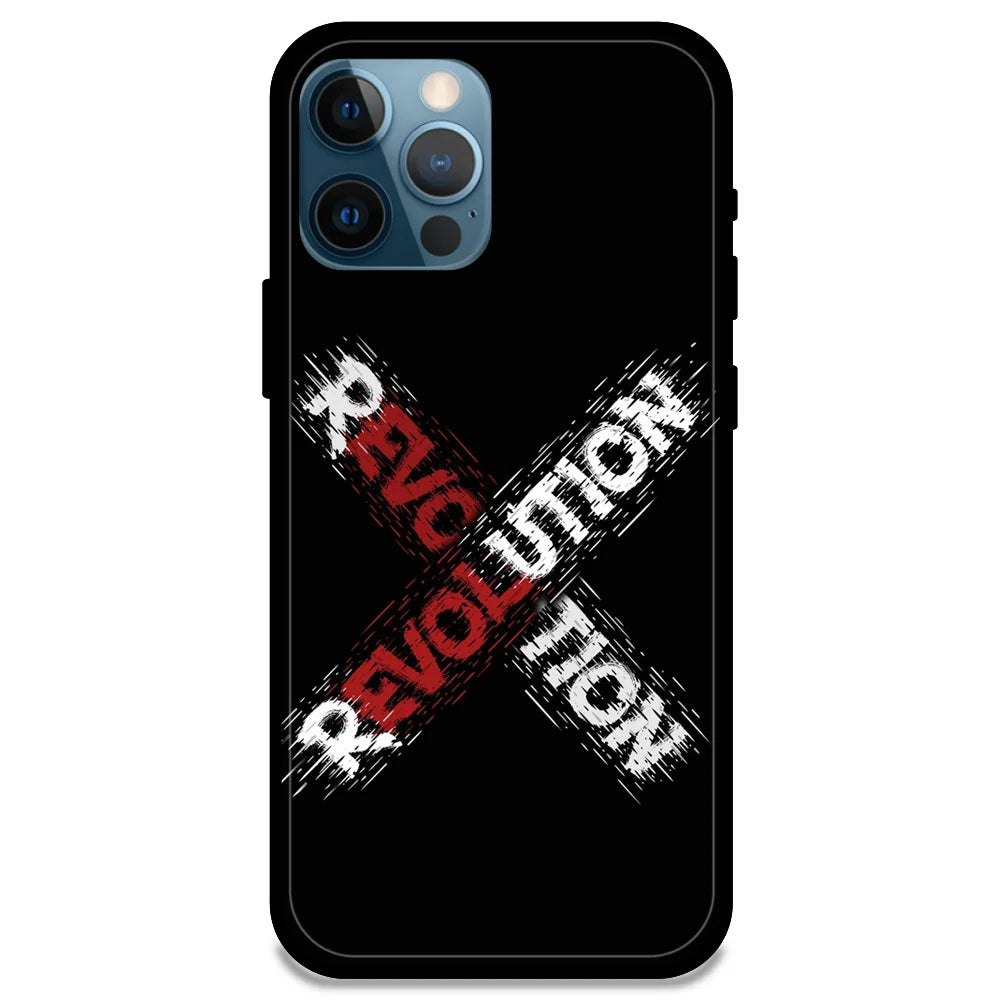 Revolution - Glossy Metal Silicone Case For Apple iPhone Models- Apple iPhone 13 pro