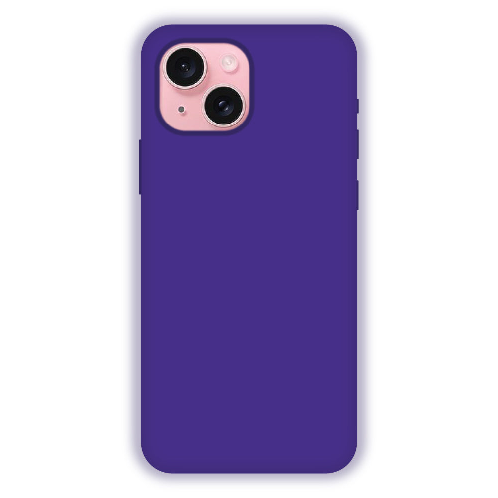 Amethyst Liquid Silicon Case For Apple iPhone Models