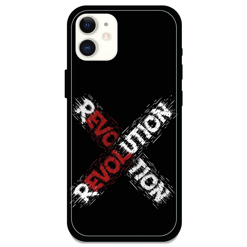 Revolution - Glossy Metal Silicone Case For Apple iPhone Models- Apple iPhone 11