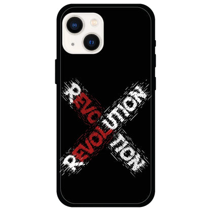 Revolution - Glossy Metal Silicone Case For Apple iPhone Models- Apple iPhone 13