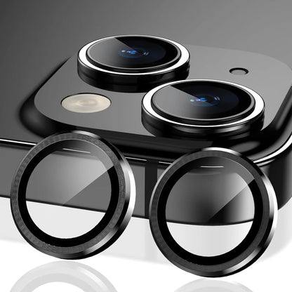 Metallic Camera Lens Protector - Black iPhone 15 Plus
