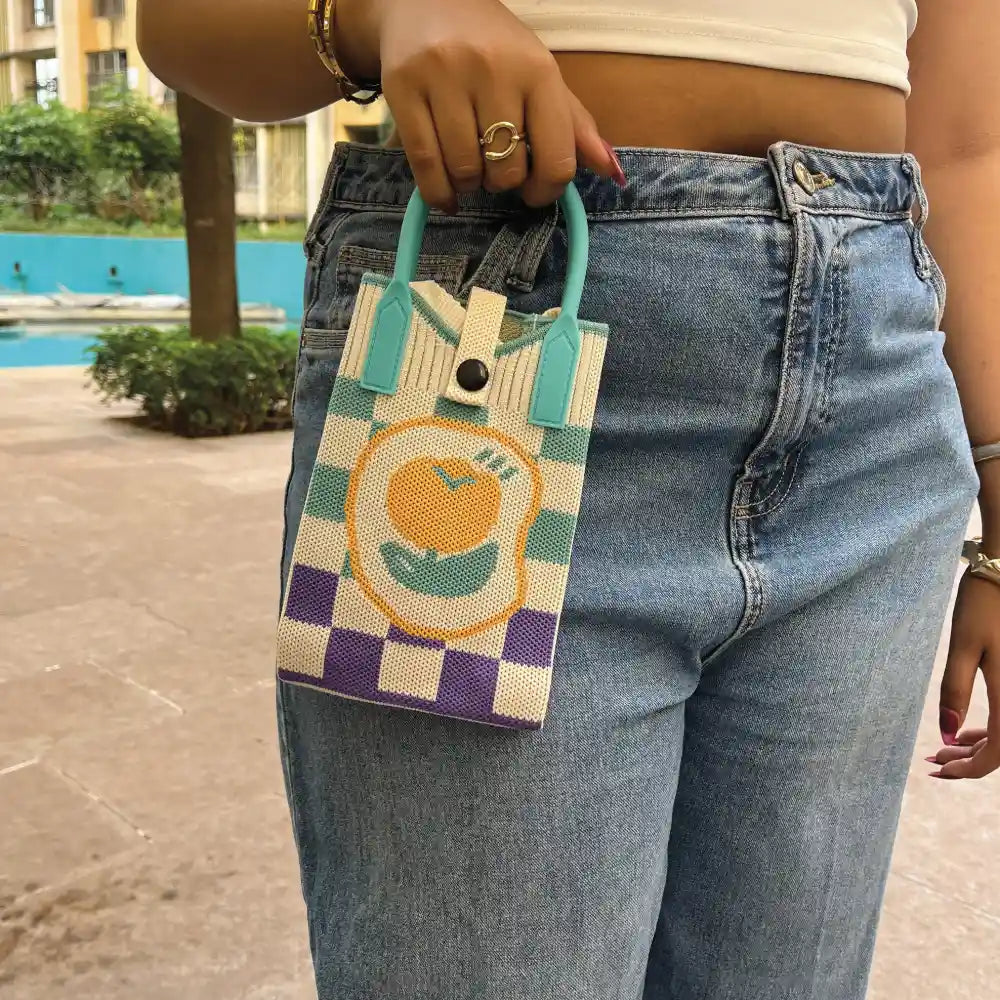 Jute Crossbody Sling Bag for Women Infographic