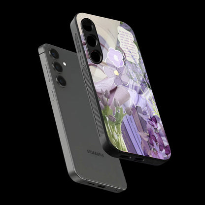 Purple Aesthetic - Glass Case For Samsung Galaxy Infographic