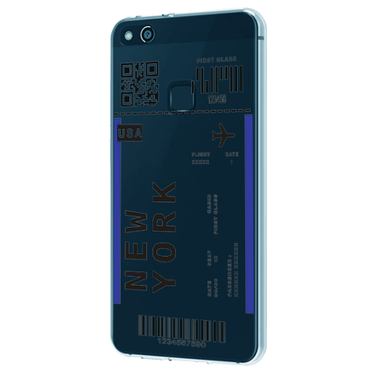 New York Ticket - Clear Printed Case For Nokia Models infographic