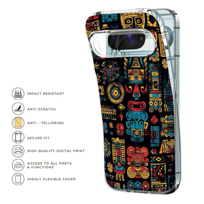 Modern Art - Printed Silicone Case For Google Pixel Infographic