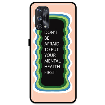 'Don't be Afraid To Put Your Mental Health First' - Peach Armor Case For Realme Models Realme X7 Pro