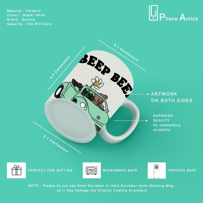 Beep Beep - Mug infographic