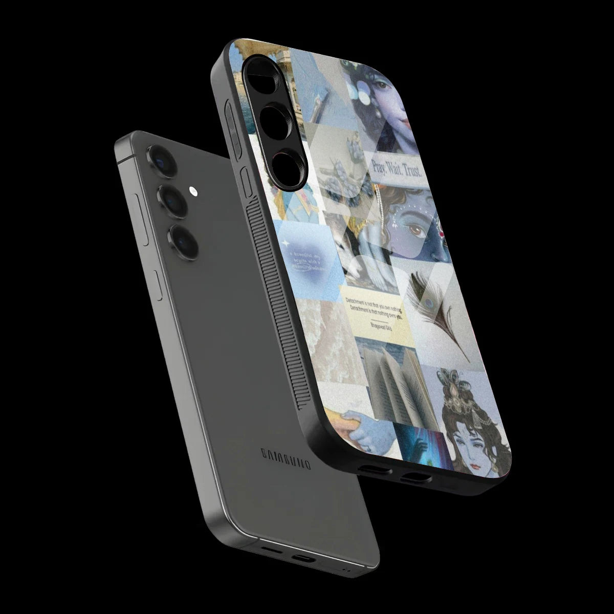 Krishna Aesthetic - Glass Case For Samsung Galaxy Infographic