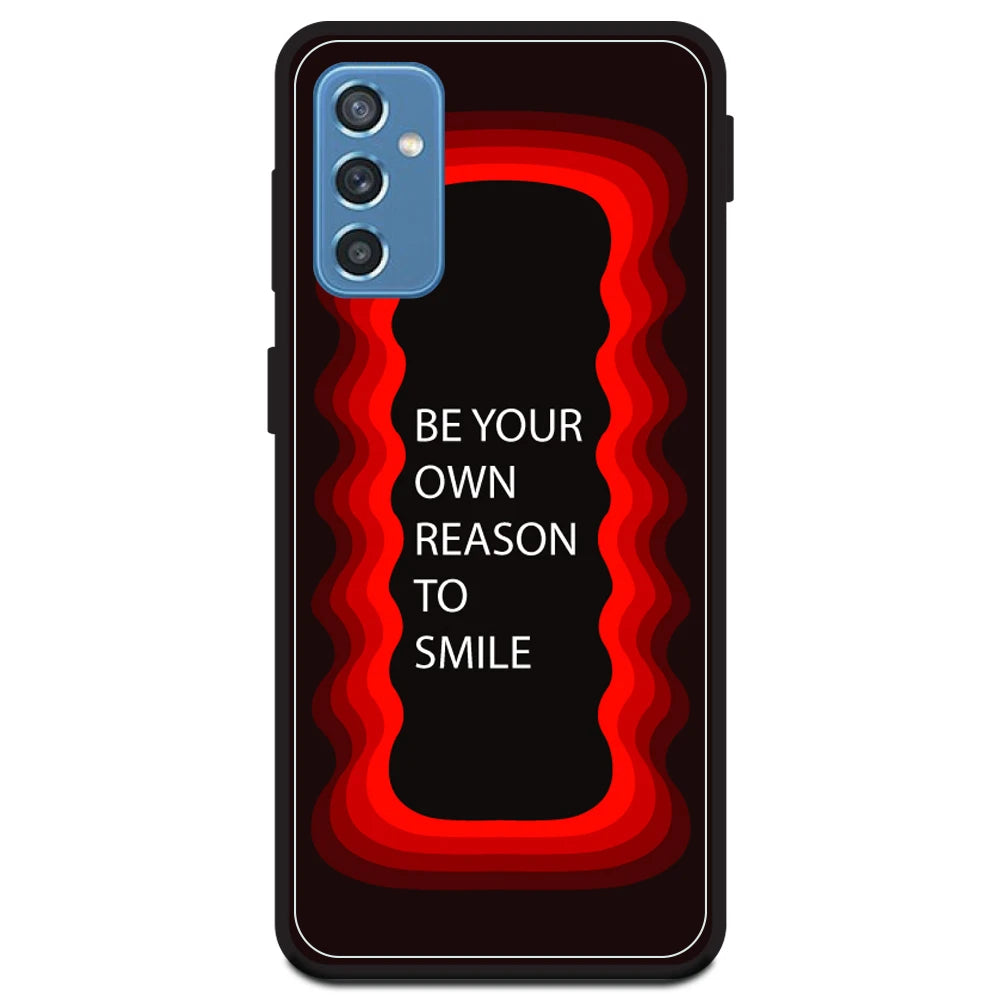 'Be Your Own Reason To Smile' - Red Armor Case For Samsung Models Samsung F12