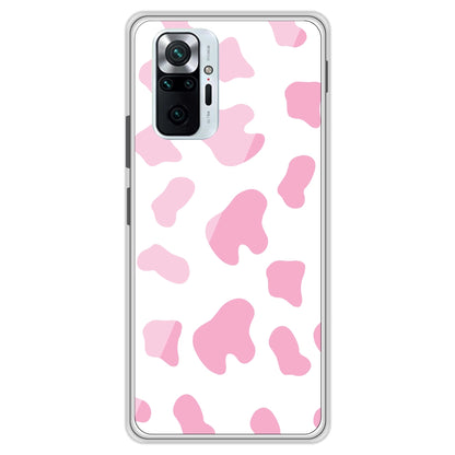 Pink Cow Print - Clear Printed Case For Redmi Models