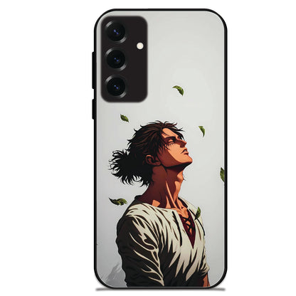 Anime Wanderer Aesthetic - Glossy Metal Silicone Cases for Samsung Models