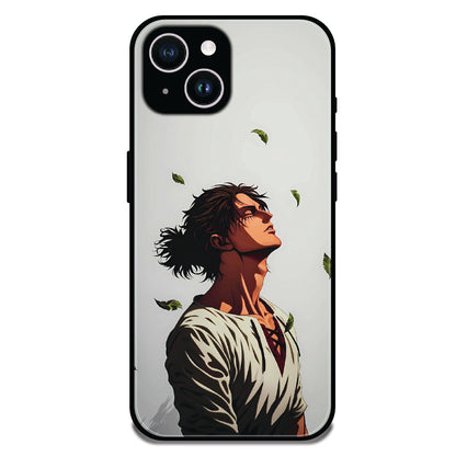 Anime Wanderer Aesthetic - Glossy Metal Silicone Cases for Apple iPhone