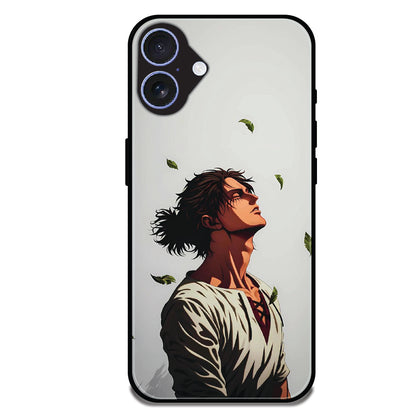 Anime Wanderer Aesthetic - Glossy Metal Silicone Cases for Apple iPhone