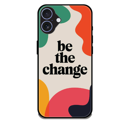 Be the Change - Glossy Metal Silicone Cases for Apple iPhone
