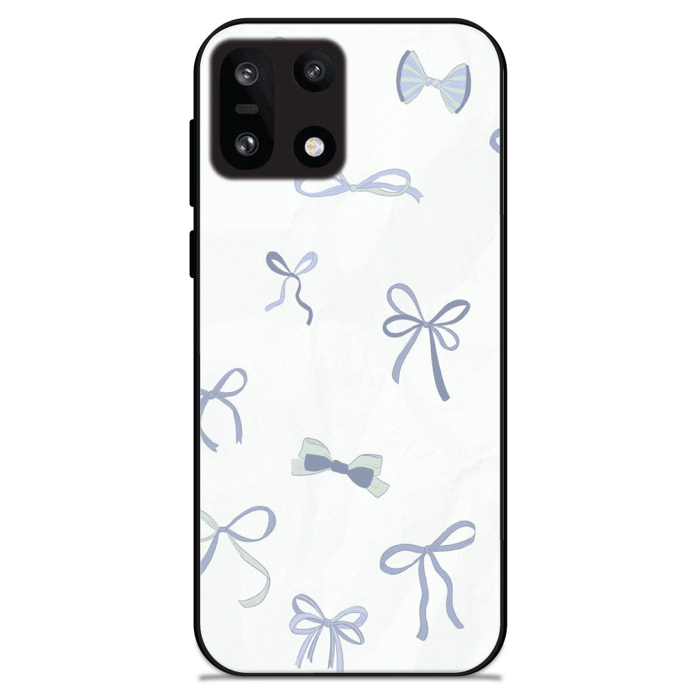 Blue Bows - Glossy Metal Silicone Cases for Oneplus