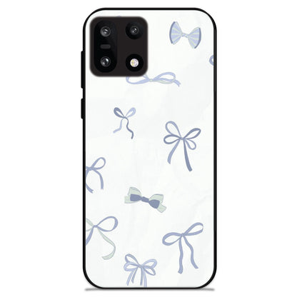 Blue Bows - Glossy Metal Silicone Cases for Oneplus