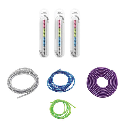 Spiral Cable Protector (3 pack) + Cable Protector 1.5 meters Combo