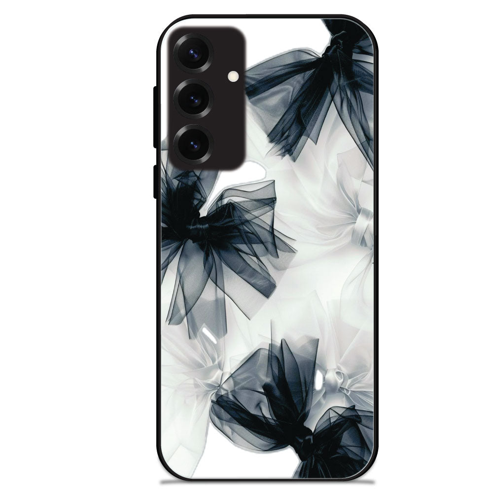 Satin Bows - Glossy Metal Silicone Cases for Samsung