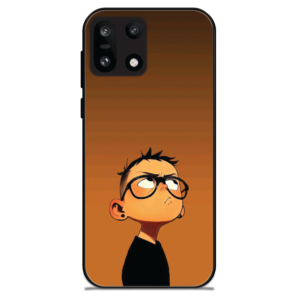 Stylish Cartoon Boy - Glossy Metal Silicone Cases for OnePlus Models