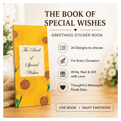 The Book of Special Wishes - Greetings Sticker Book