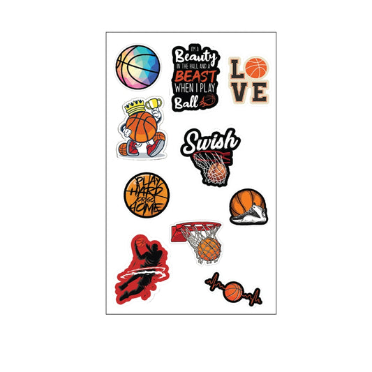 Basketball Themed Stickers