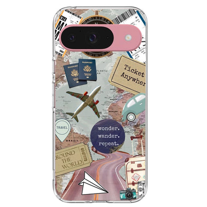 Travel Collage - Printed Silicone Case For Google Pixel Infographic