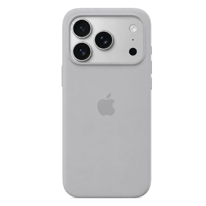 Grey Liquid Silicone Case For Apple iPhone Models