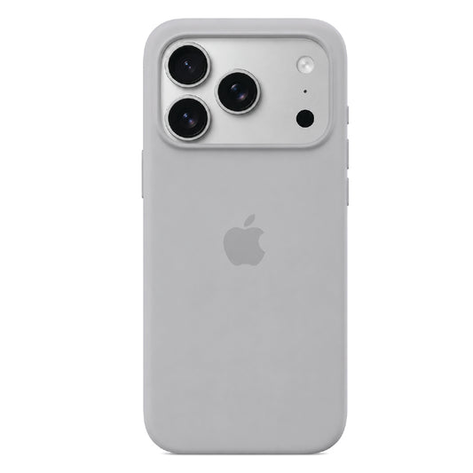 Grey Liquid Silicone Case For Apple iPhone Models