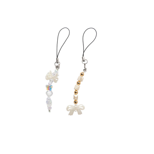Pearly Bows - A  Combo of Mini Phone Charms